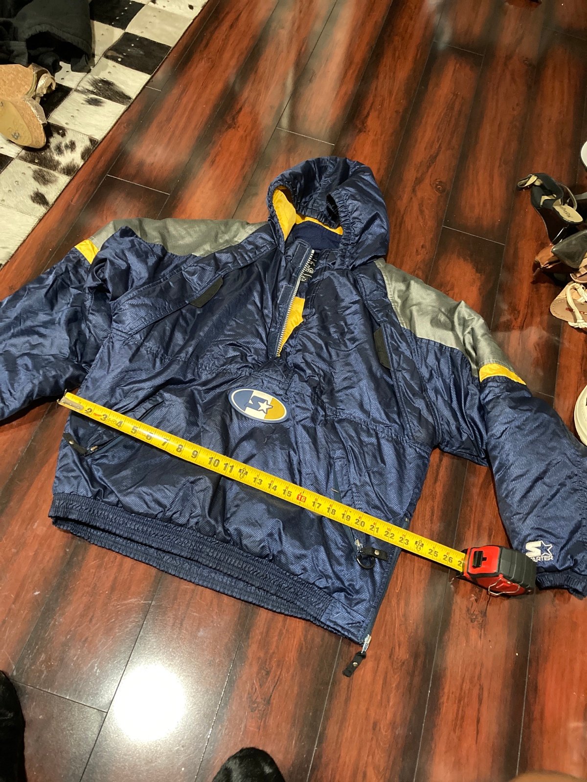 Vintage starter puffer jacket