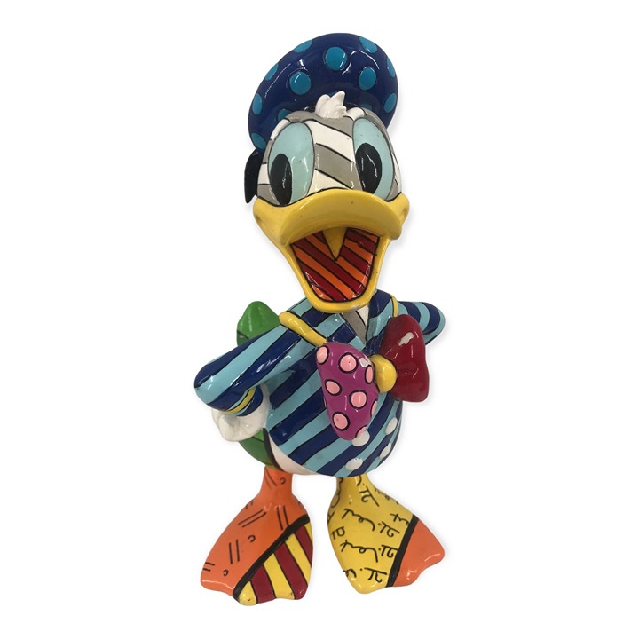 Disney Enesco Britto Donald Duck Stone Resin 7-inch Figurine Multicolor
