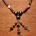 Hematite Hearts and Maroon Garnet Necklace
