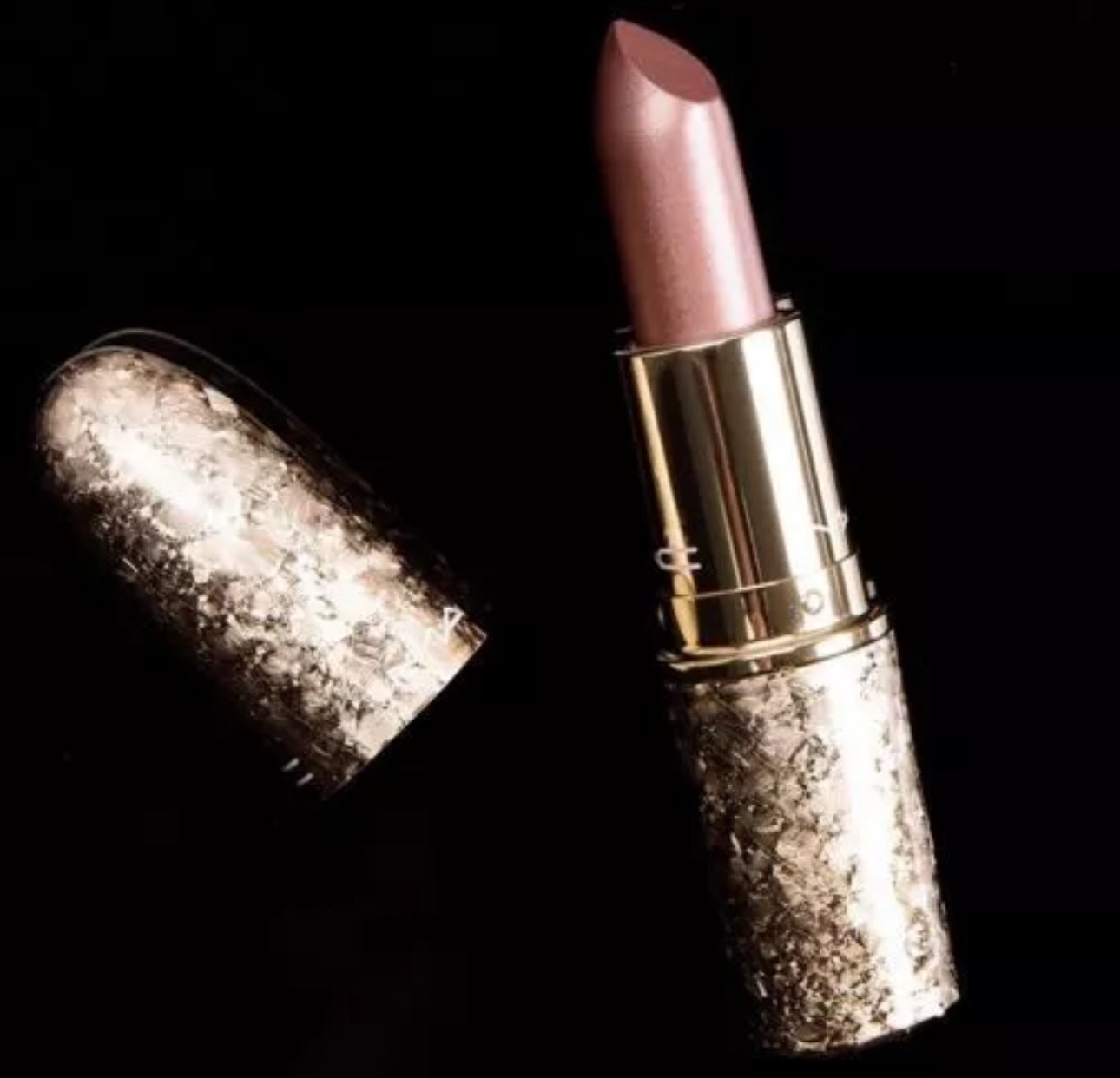 MAC~SNOWBALL Holiday~I'M GLISTENING~Shimmery Taupe Lipstick RARE! GLOBAL!