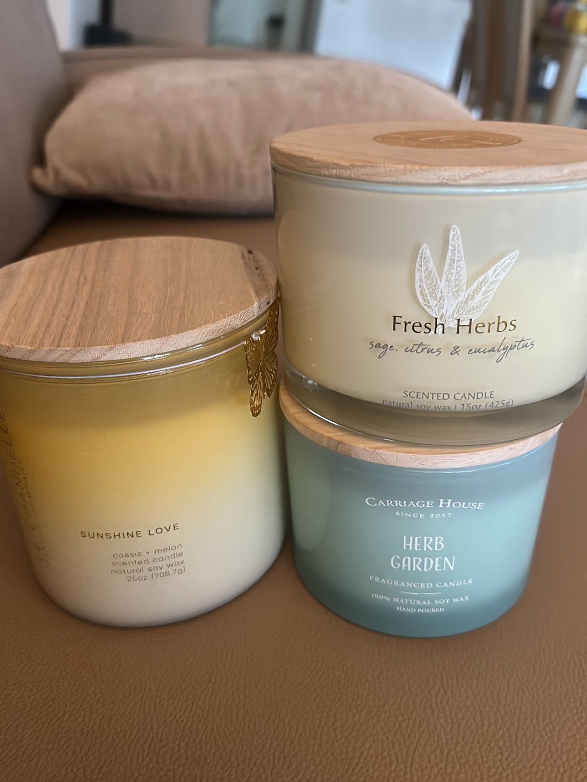 3 Le Chandelle Candles