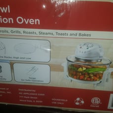 Ewave glass bowl convection oven