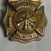 Vintage Obsolete Fire Battalion Chief Badge Arlington Co Fire Department RARE
