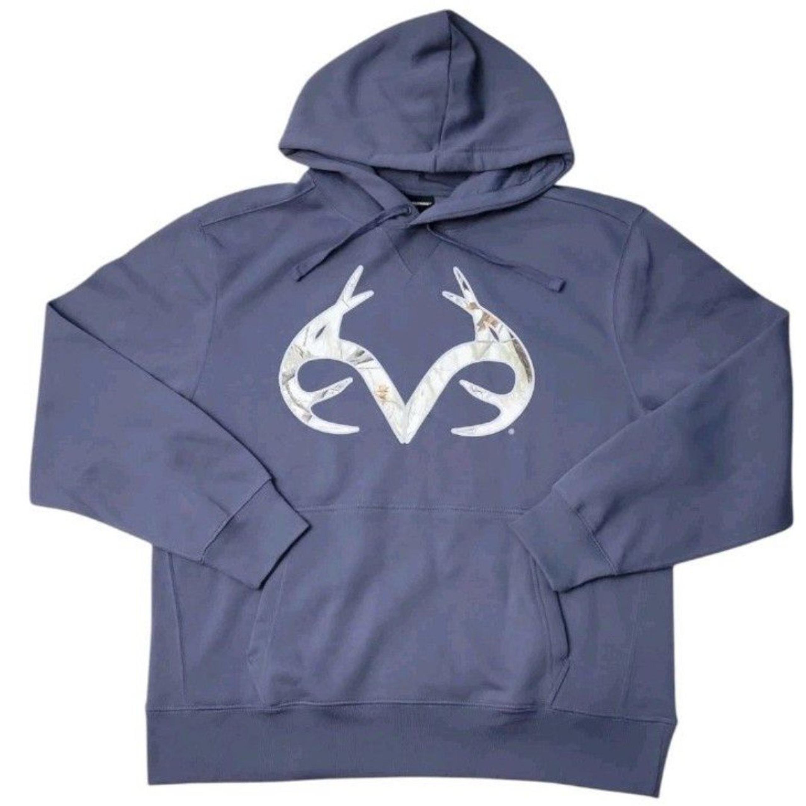 RealTree Men's Soft Fleece Quality Graphic Print Hoodie XL Brand New