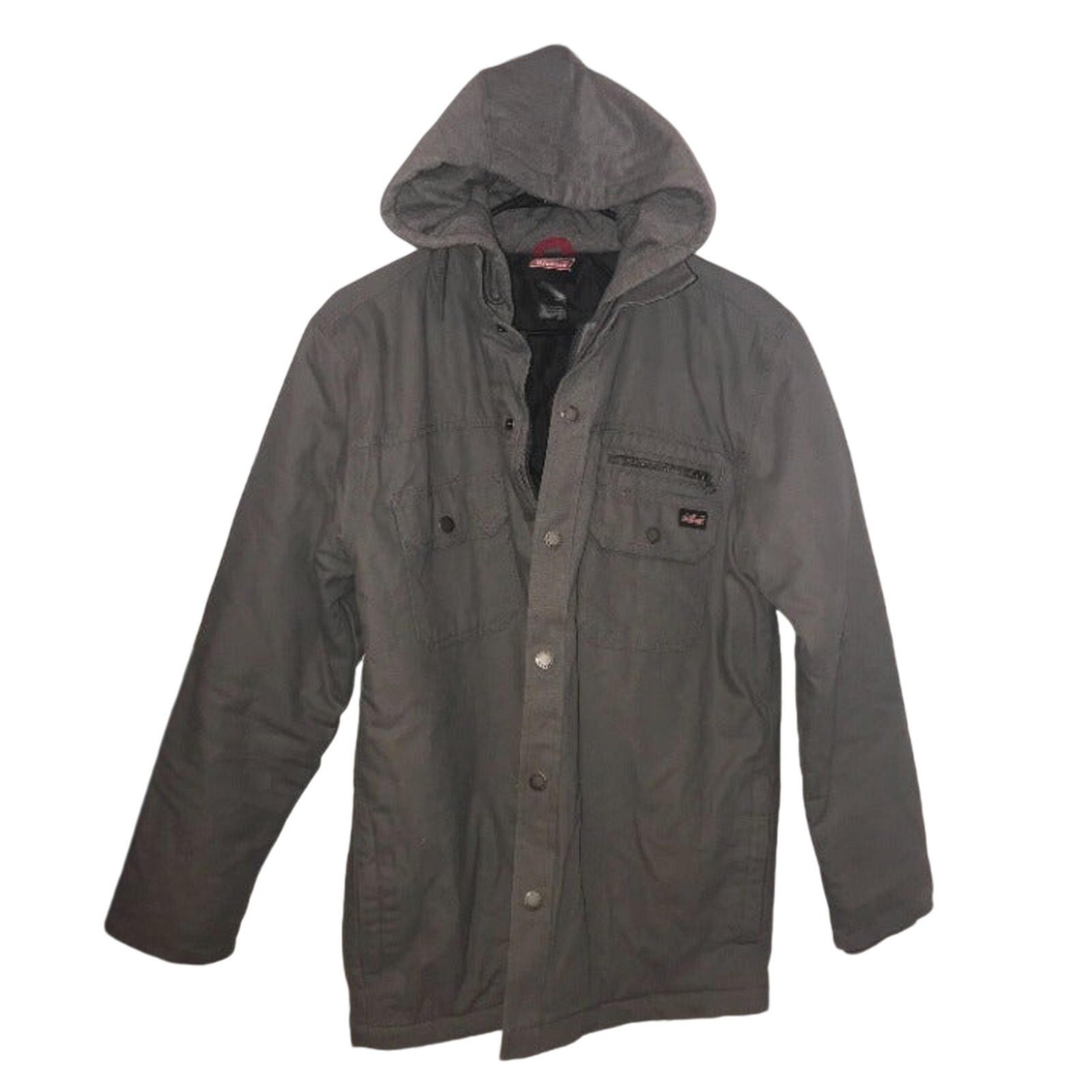 Dickies Denim Grey Hooded Coat Men's S