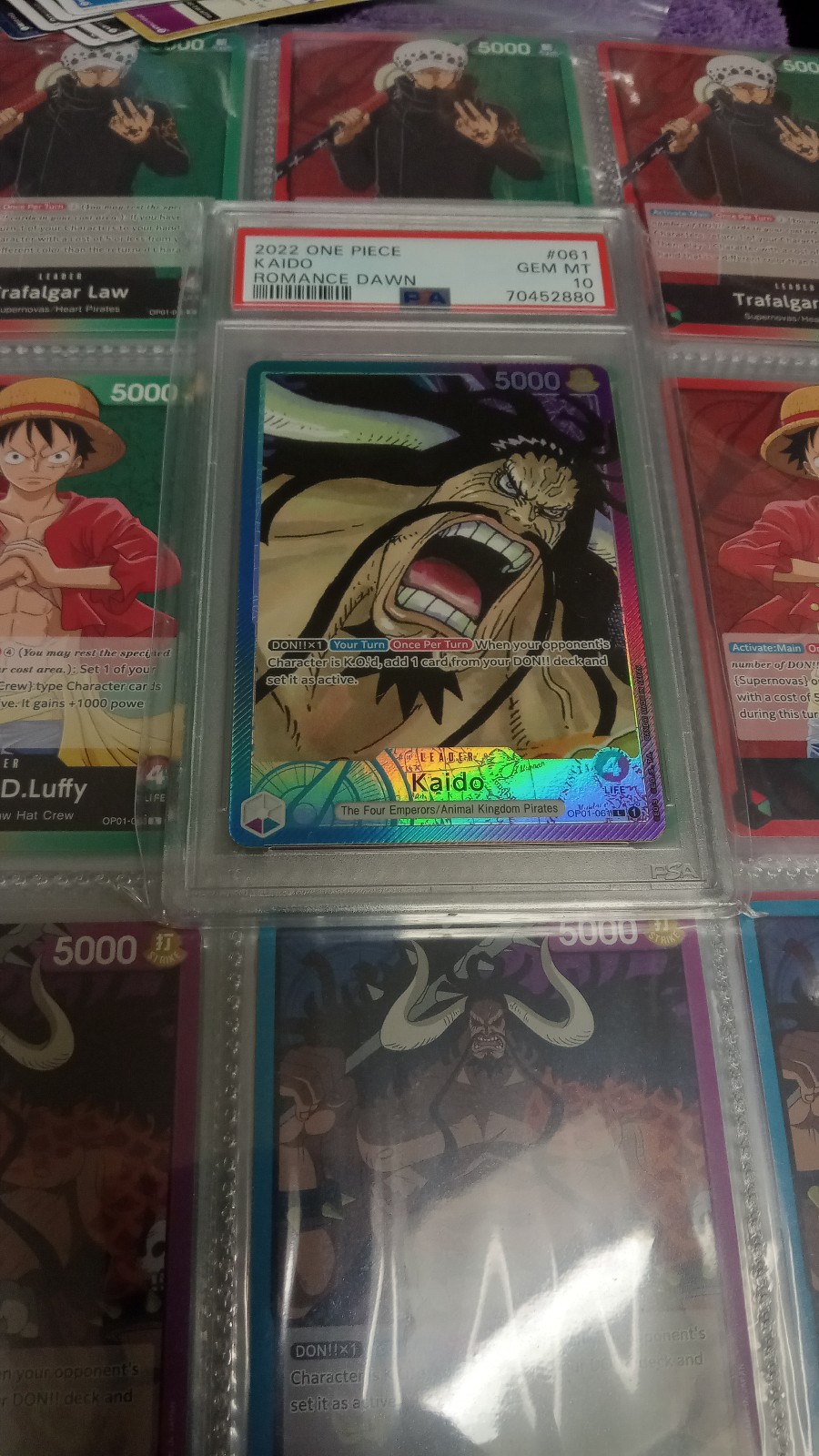 One Piece Tcg Kaido Leader Alt Art