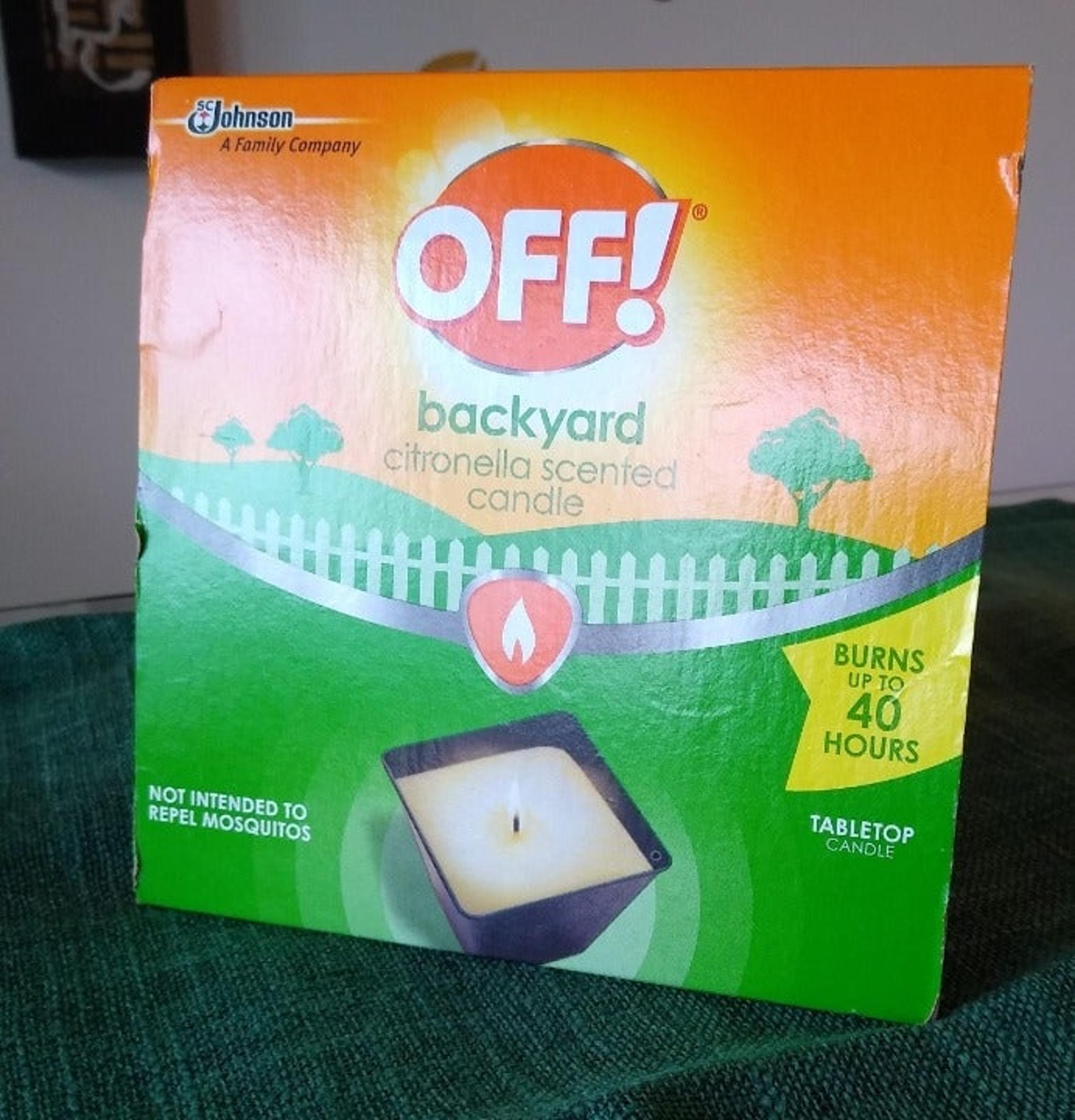 Off! citronella candle