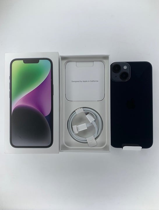 Apple iPhone 14 - Verizon, Midnight, 128GB, 100% Battery - Like New Open Box