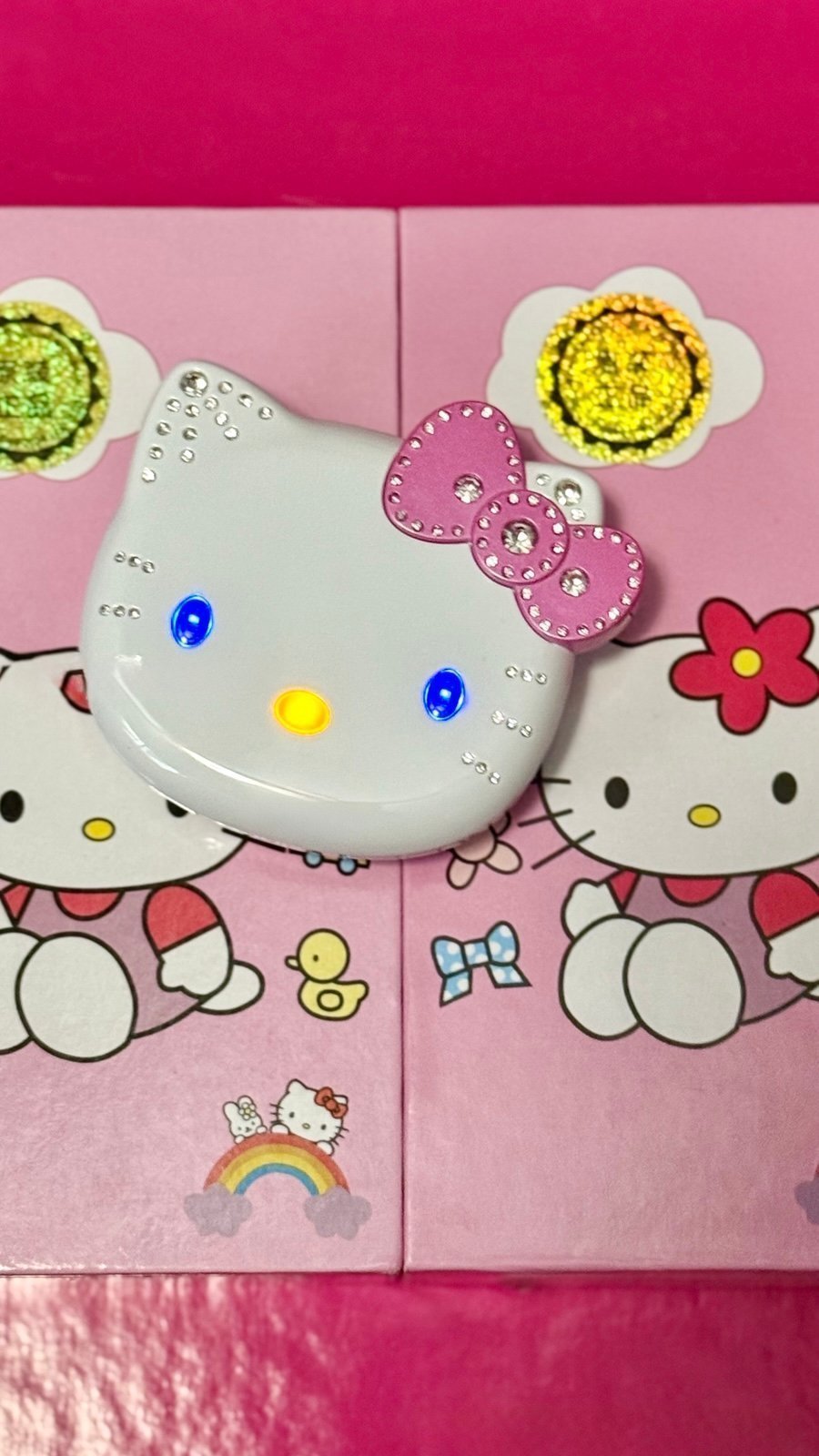 NEW 2024 Sanrio Hello Kitty White Mini Flip Phone K688 Kids 3+ & Adult fans