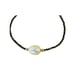 Pearl Solid 14K Gold Natural Black Spinel Bracelet Luxury Stunning Chic Trendy