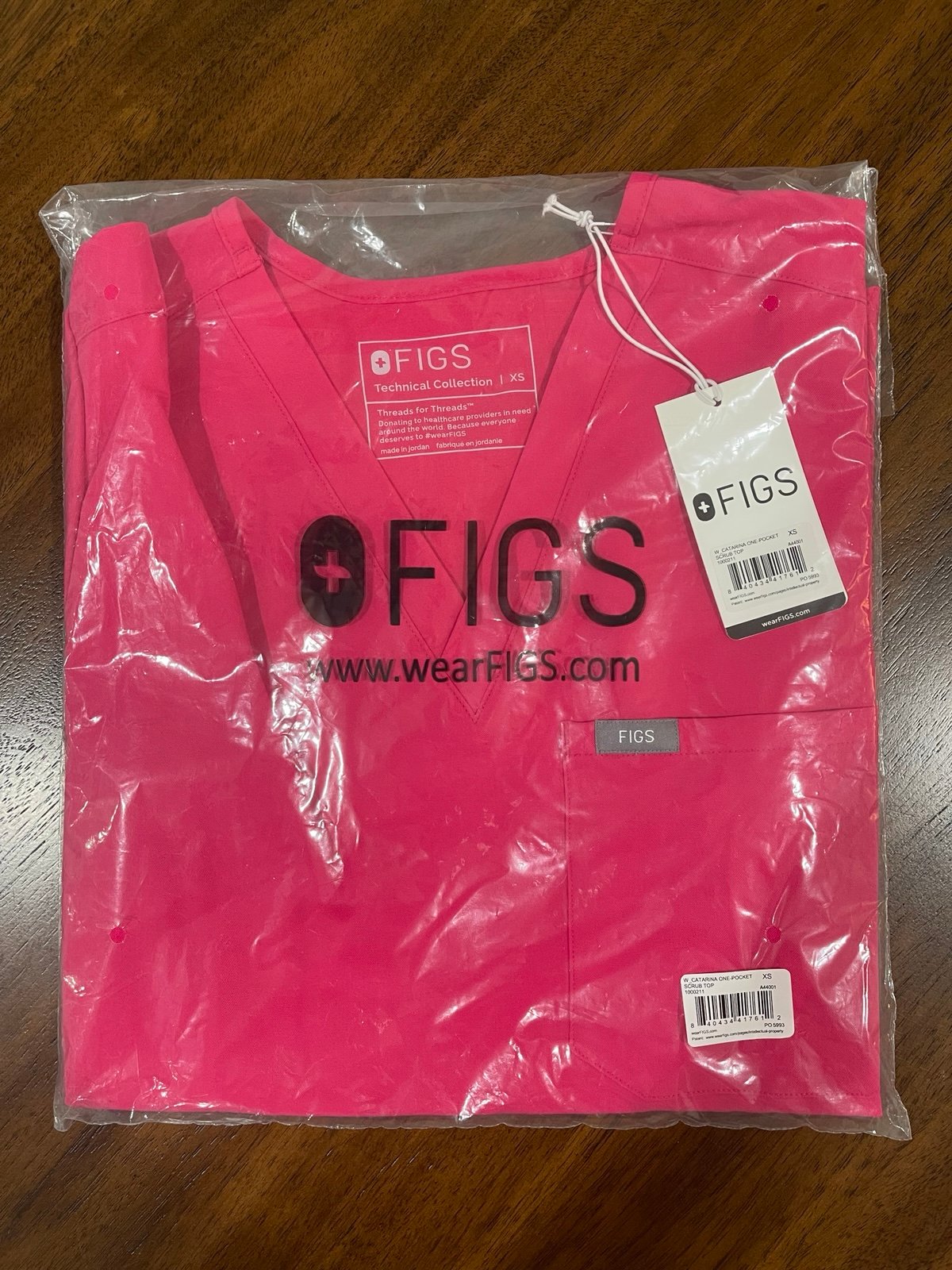 FIGS Catarina One-Pocket Scrub Top XS NWT