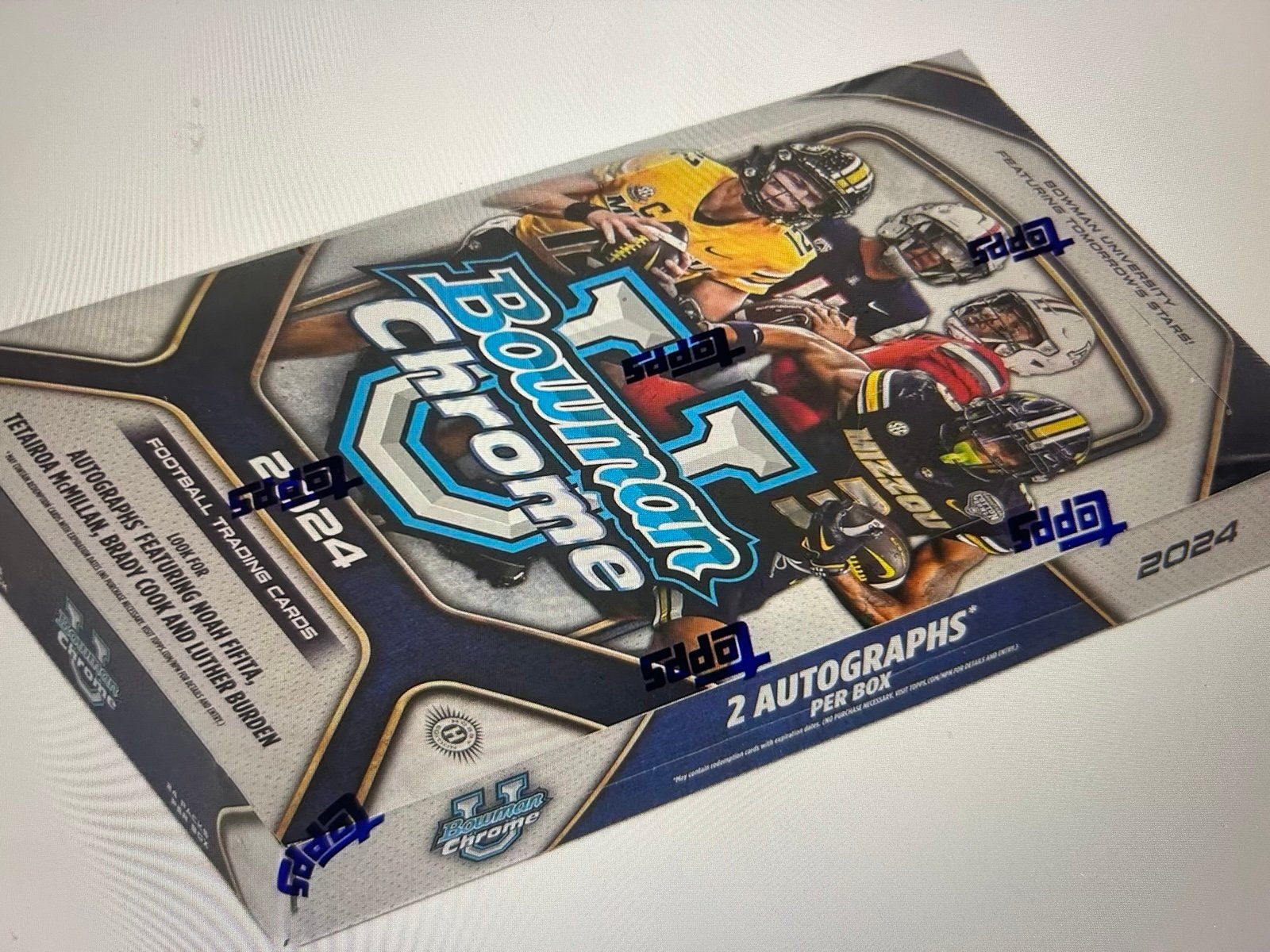 2024 Bowman University Chrome Football Hobby Box