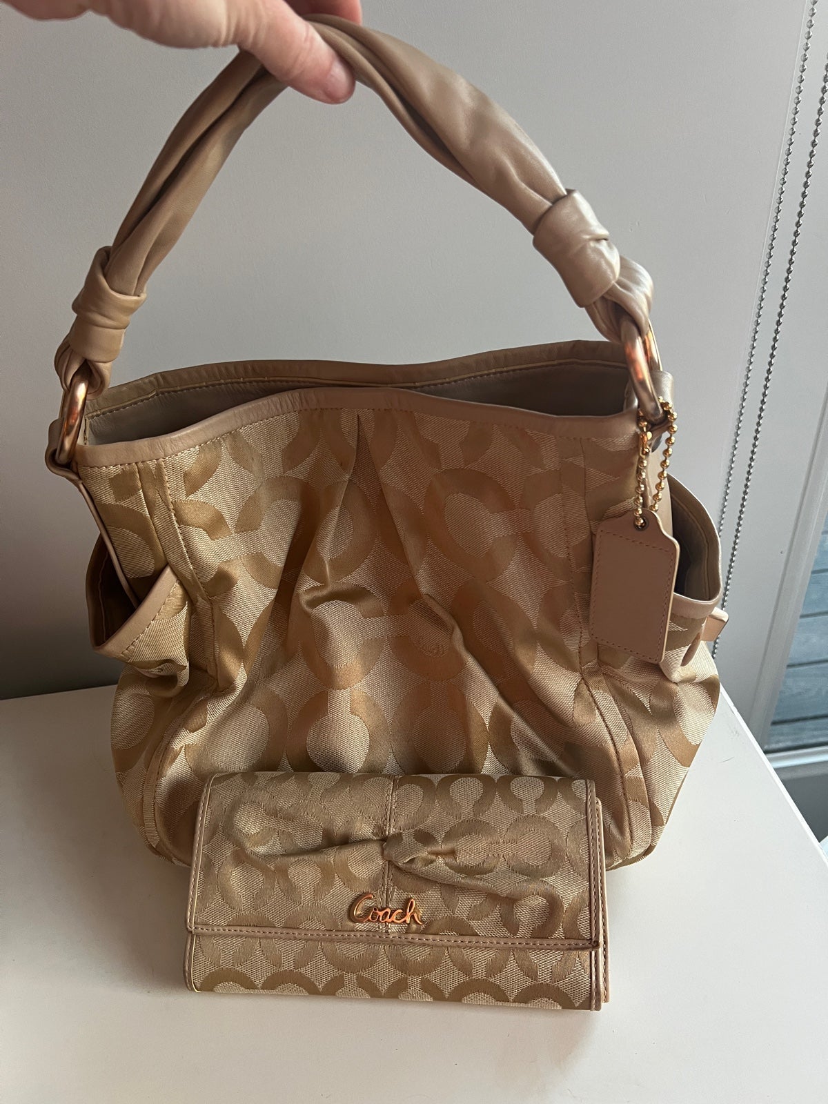 Coach Bag with Matching Coach Wallet