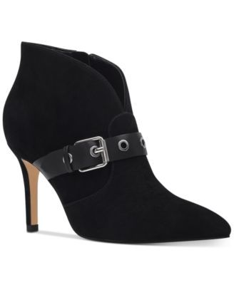 Nine West Jax Pointed-Toe Booties Black,
