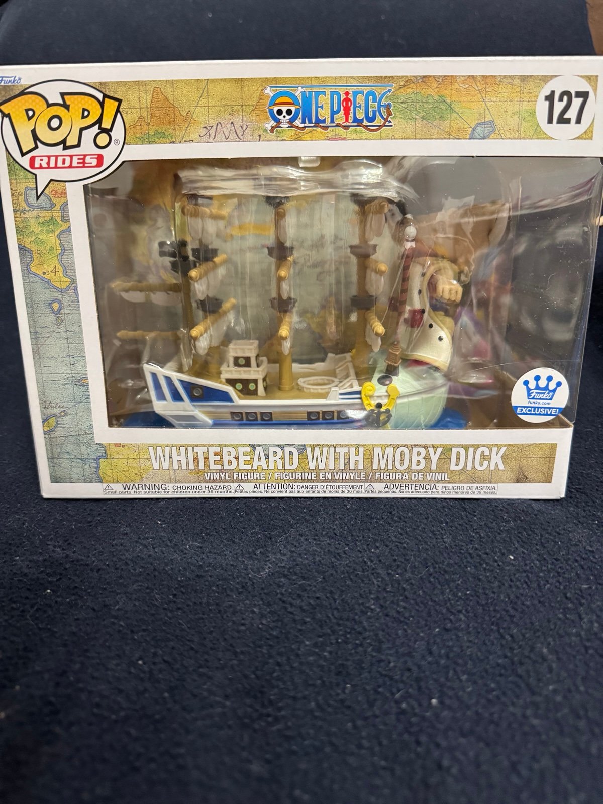Funko Pop ride 127 Whitebeard on Moby dick Funko exclusive