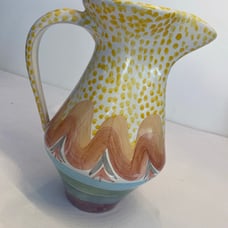 MacKenzie Childs Pitcher 8” Vintage 1994