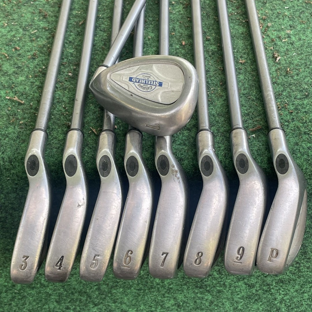 Callaway Steelhead X-14 Iron Set 3-PW-LW Regular Graphite Shaft Right Hand