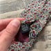Christian Dior Homme Floral Silk Suit Tie