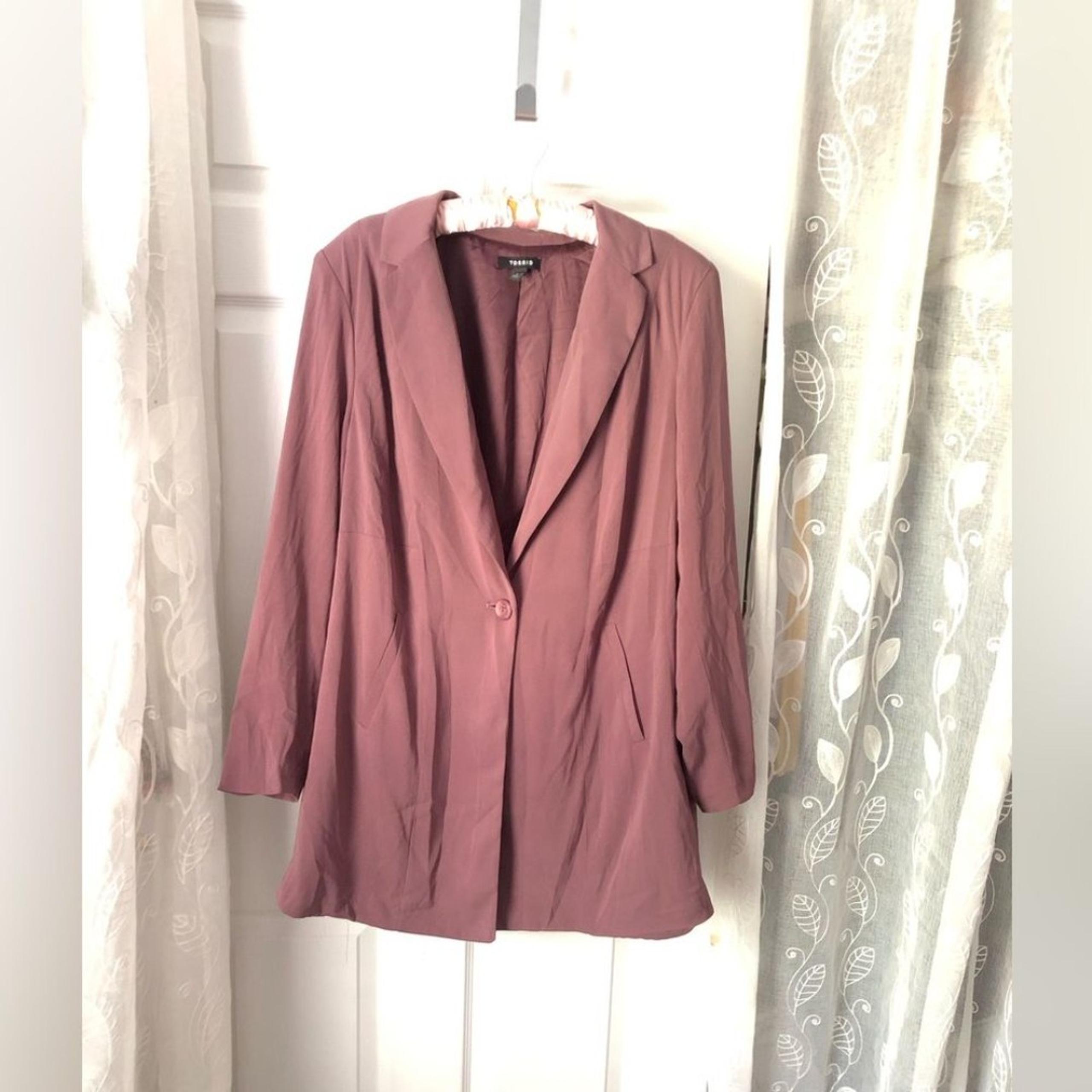 Torrid Notched lapels Drape Front Blazer jacket women plus size 1X