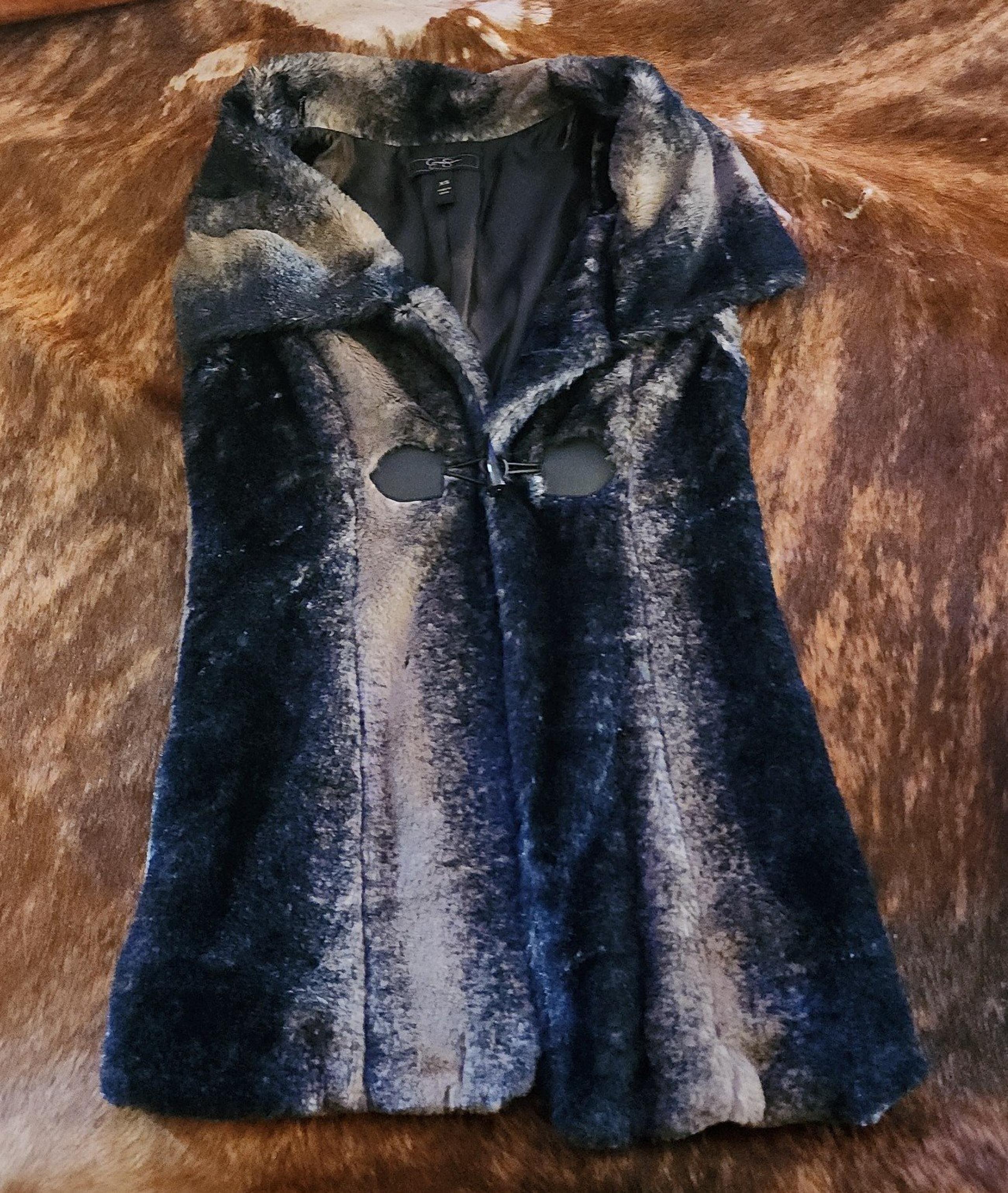 Faux fur vest by Jessica Simpson