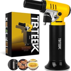 One-hand Operation Kitchen Torch Lighter with Adjustable Flame