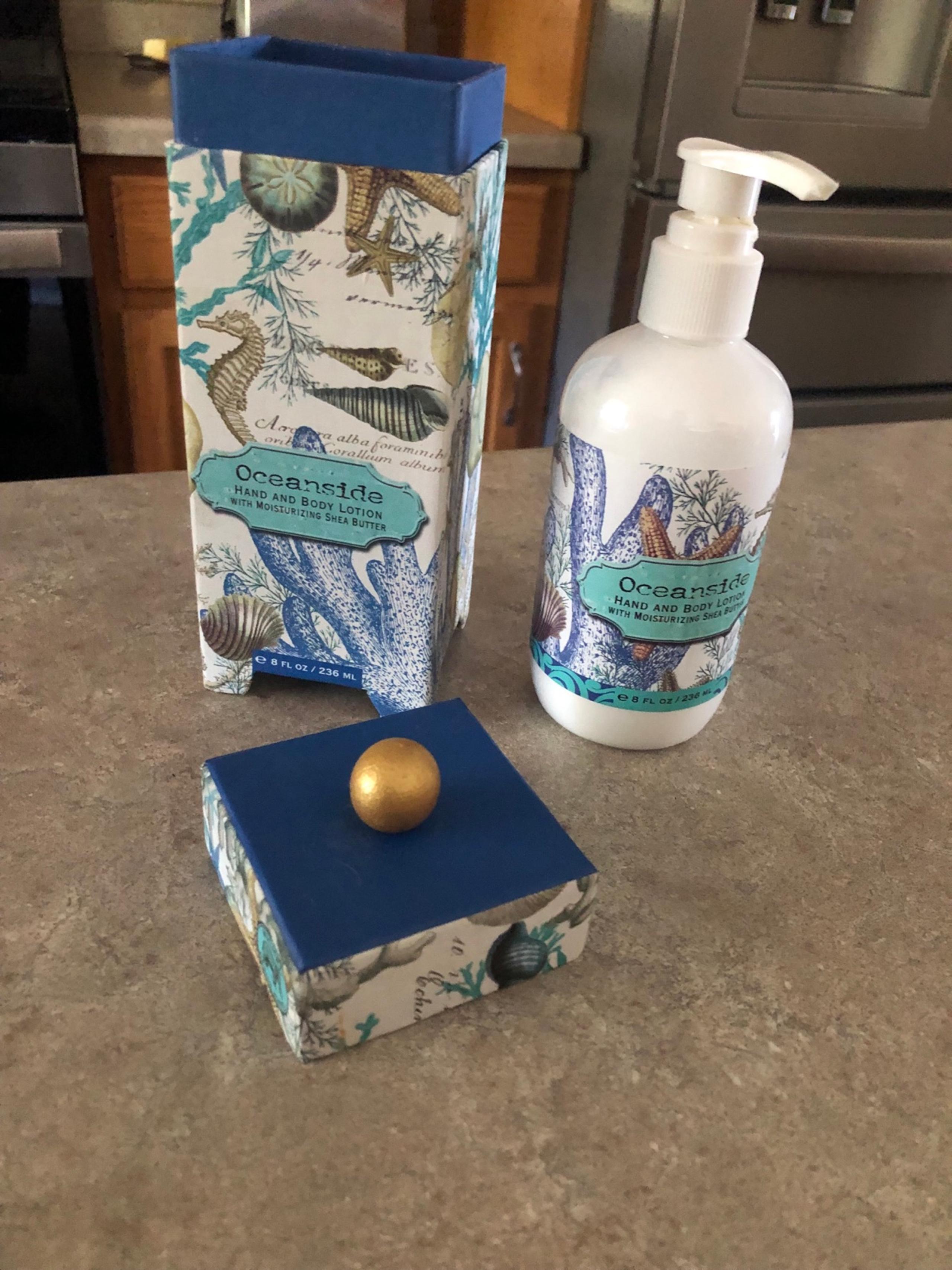 Michel Design Works Oceanside Hand & Body Lotion 8 oz used 90% full