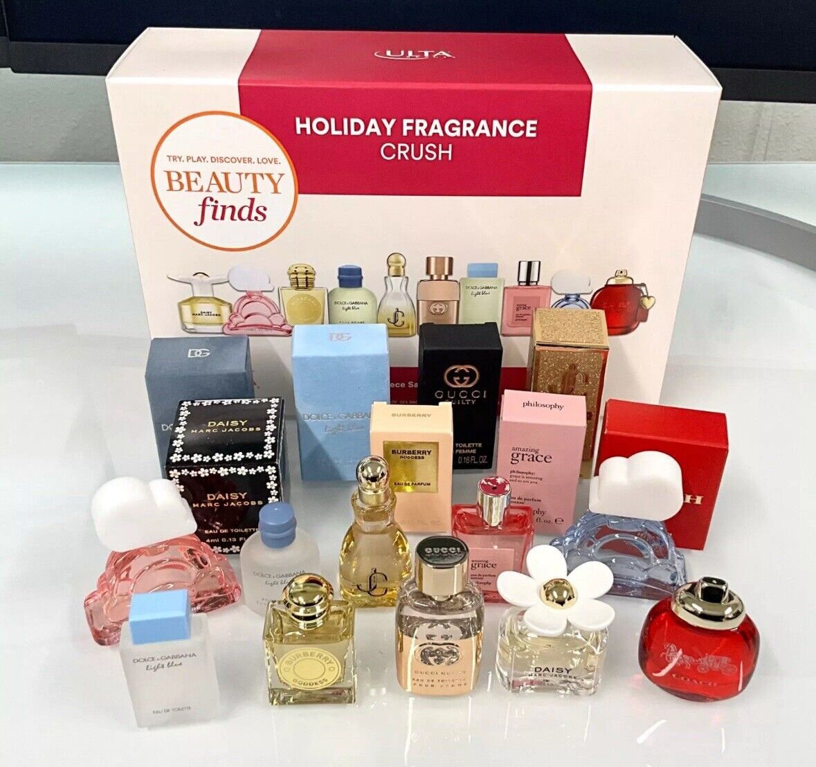 ULTA Beauty 2024 Holiday Scents CRUSH for Her 10pcs Mini Perfume for women NEW