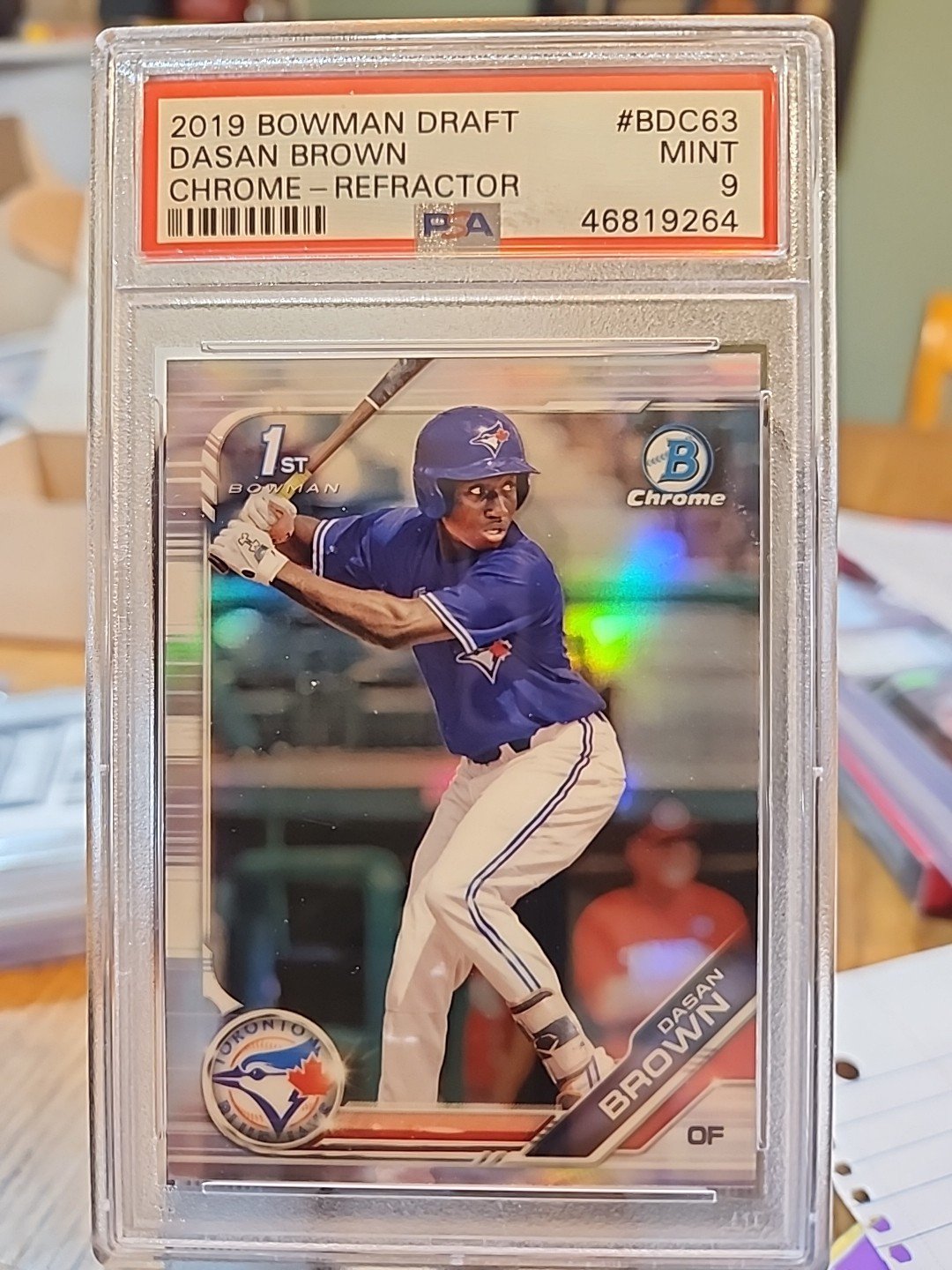 2019 Bowman Draft - Chrome Refractor #BDC-63 Dasan Brown (RC)