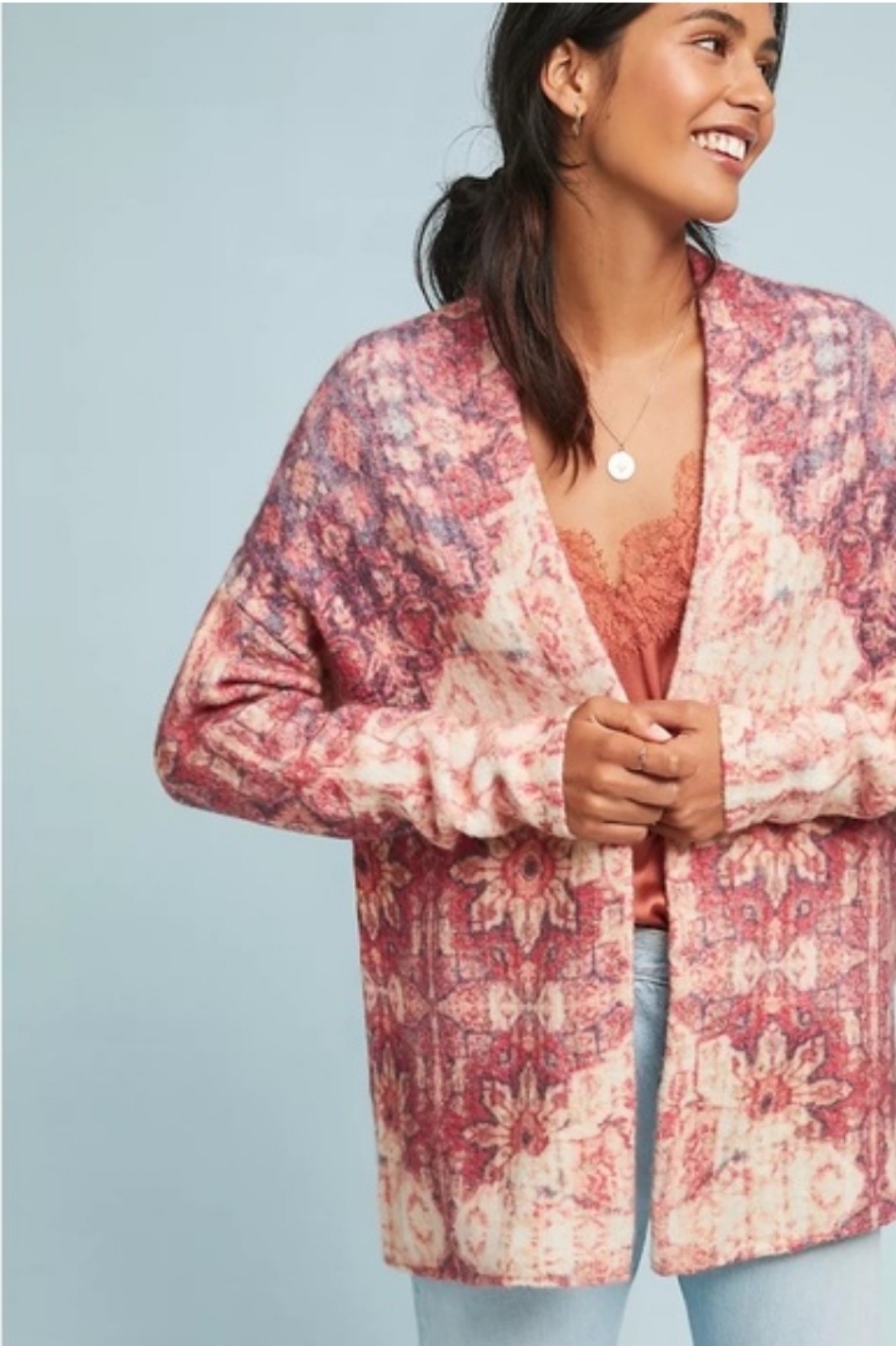 Anthropologie Akemi + Kin Laurel Canyon Sweater Cardigan Size Small