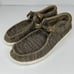 Hey Dude Mens 110351500 Brown Wally Sox Fabric Slip On Size 9 Loafer Shoes