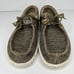 Hey Dude Mens 110351500 Brown Wally Sox Fabric Slip On Size 9 Loafer Shoes