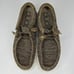 Hey Dude Mens 110351500 Brown Wally Sox Fabric Slip On Size 9 Loafer Shoes
