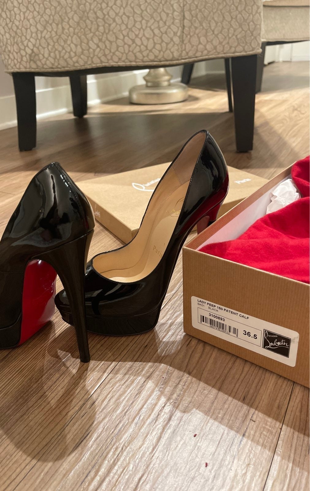 Christian Louboutin Lady Peep 150