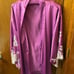 NWOT Purple Victoria’s Secret 3 Piece Lace Robe and Slip Satin Set Size S