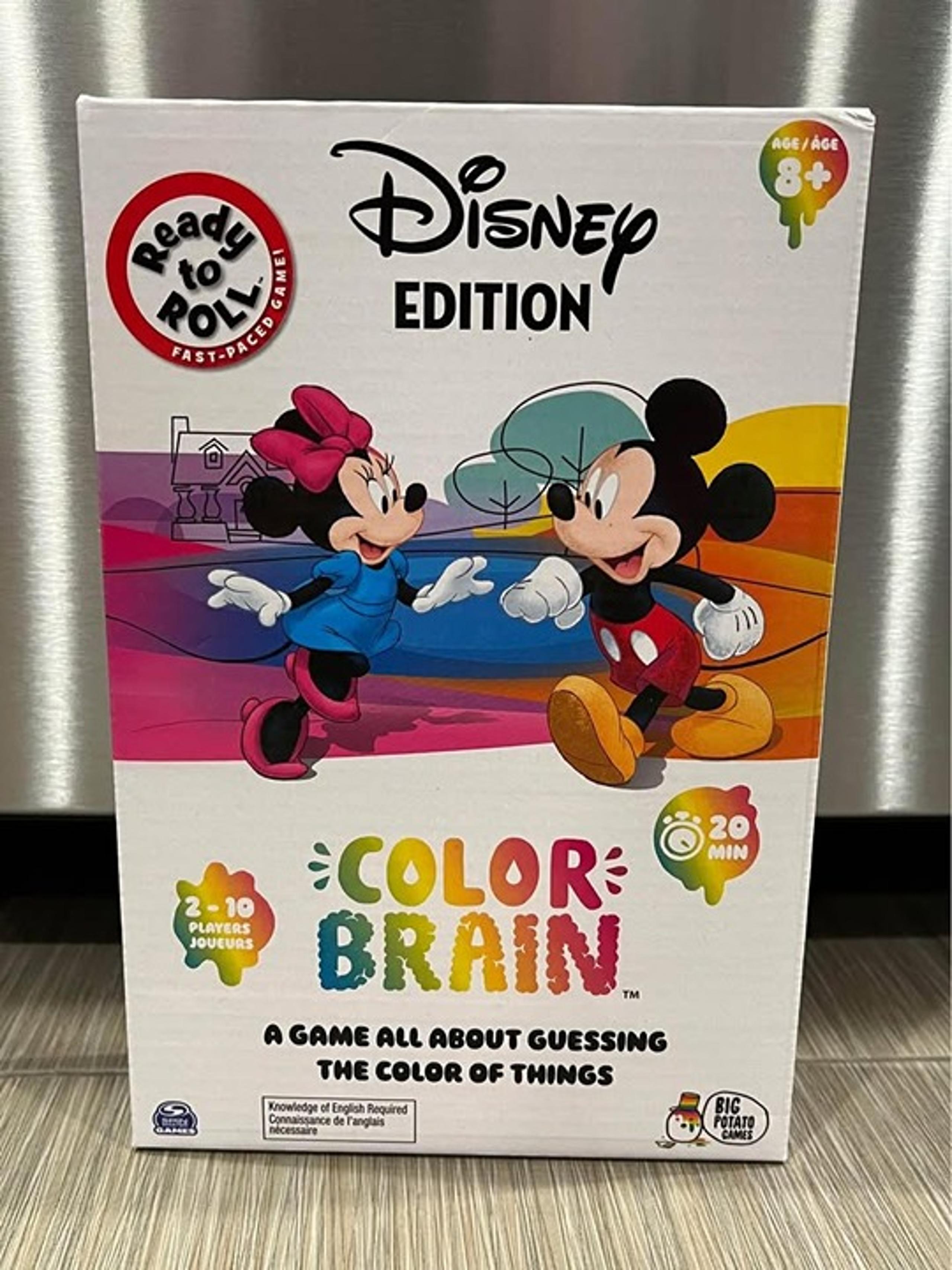 Disney Color Brain Trivia Game Board Game