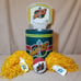 Seattle Sonics Supersonics Mini Basketball Desk Game 3.5 Gal Trash Tin Can NBA