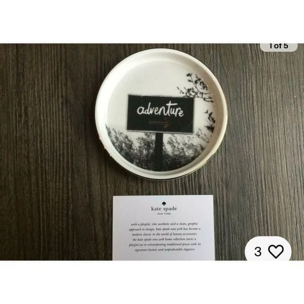Kate Spade Spirit of Adventure New York Trinket Dish NIB