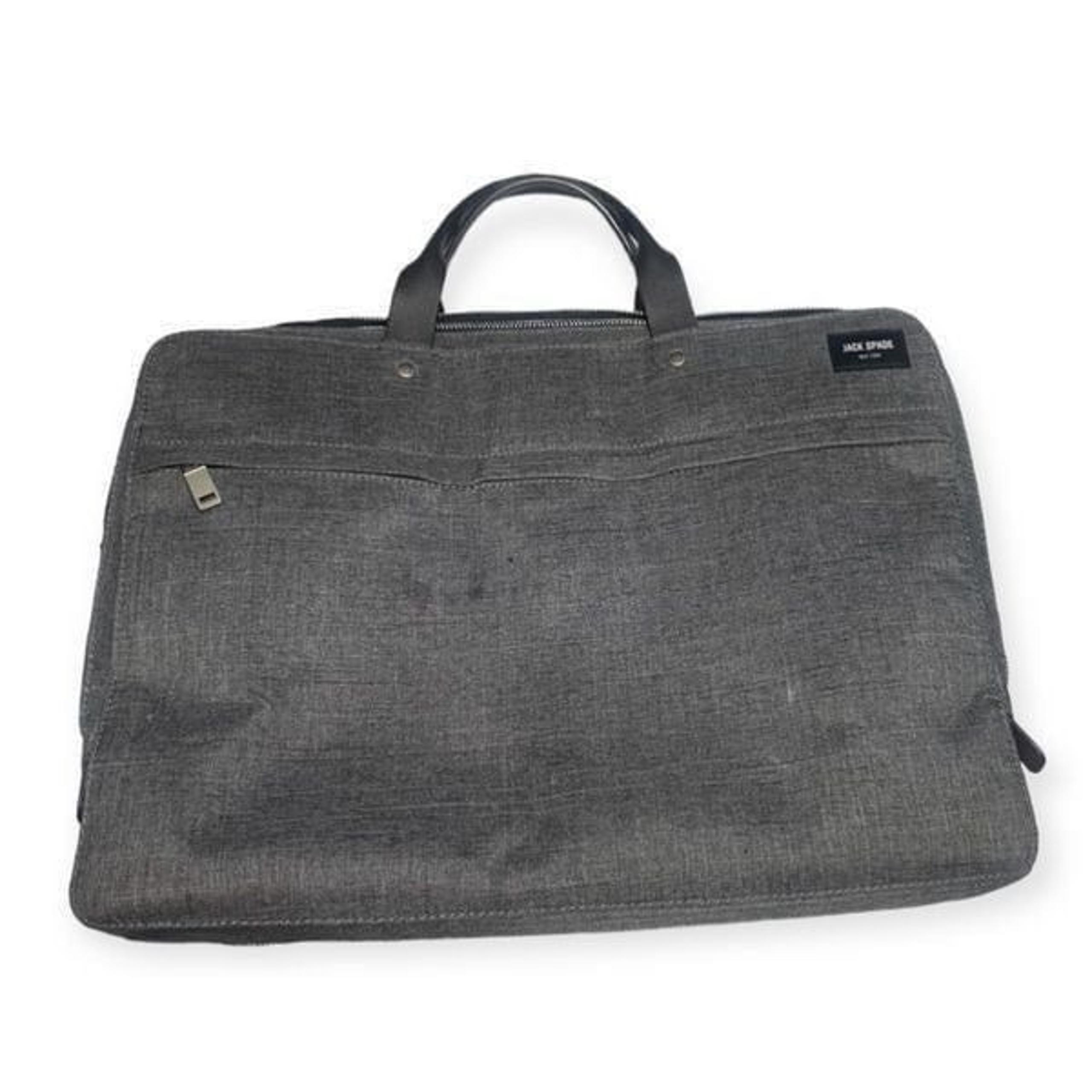 Jack Spade New York grey laptop bag