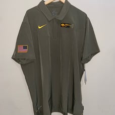 Nike Iowa Hawkeyes Military Collection UV Polo Shirt DD3832-222 Mens 3XL NCAA