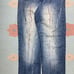 Y2K baggy jeans miskeen embroidered paint faded southpole wide leg skater 36x34