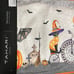 NEW! Vintage Themed Halloween Cat - Table Runner - Tahari