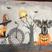 NEW! Vintage Themed Halloween Cat - Table Runner - Tahari