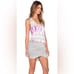 Young Fabulous & Broke Elize Tie Dye Dress Orchid Bamboo - Size S