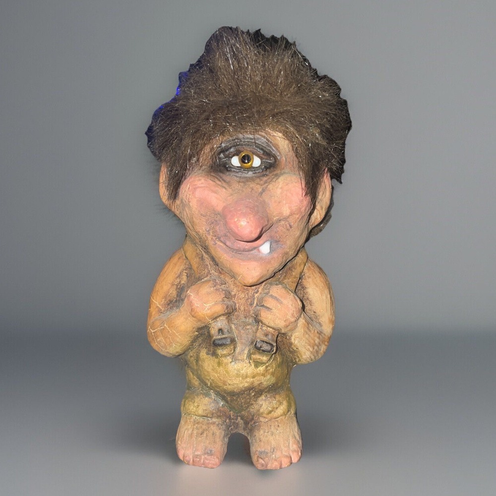 Norwegian Troll Ny Form One Eye One Tooth Cyclops Trygve Torgersen Handmade