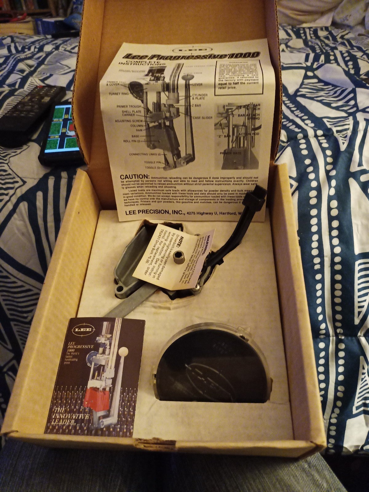 LEE PROGRESSIVE 1000 SHELL PLATE CARRIER
