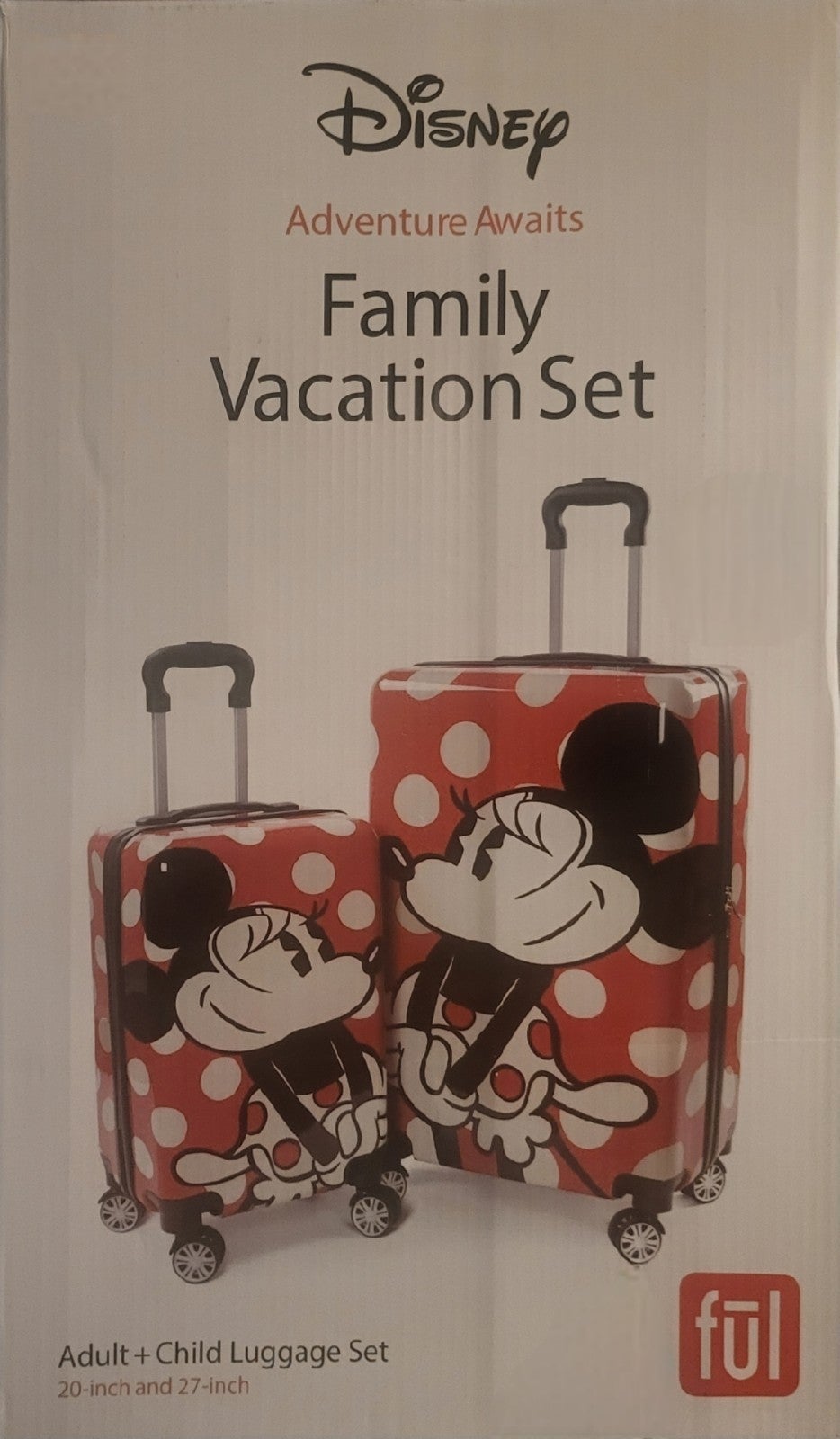 Disney Family Vacation Adult + Child Luggage Set