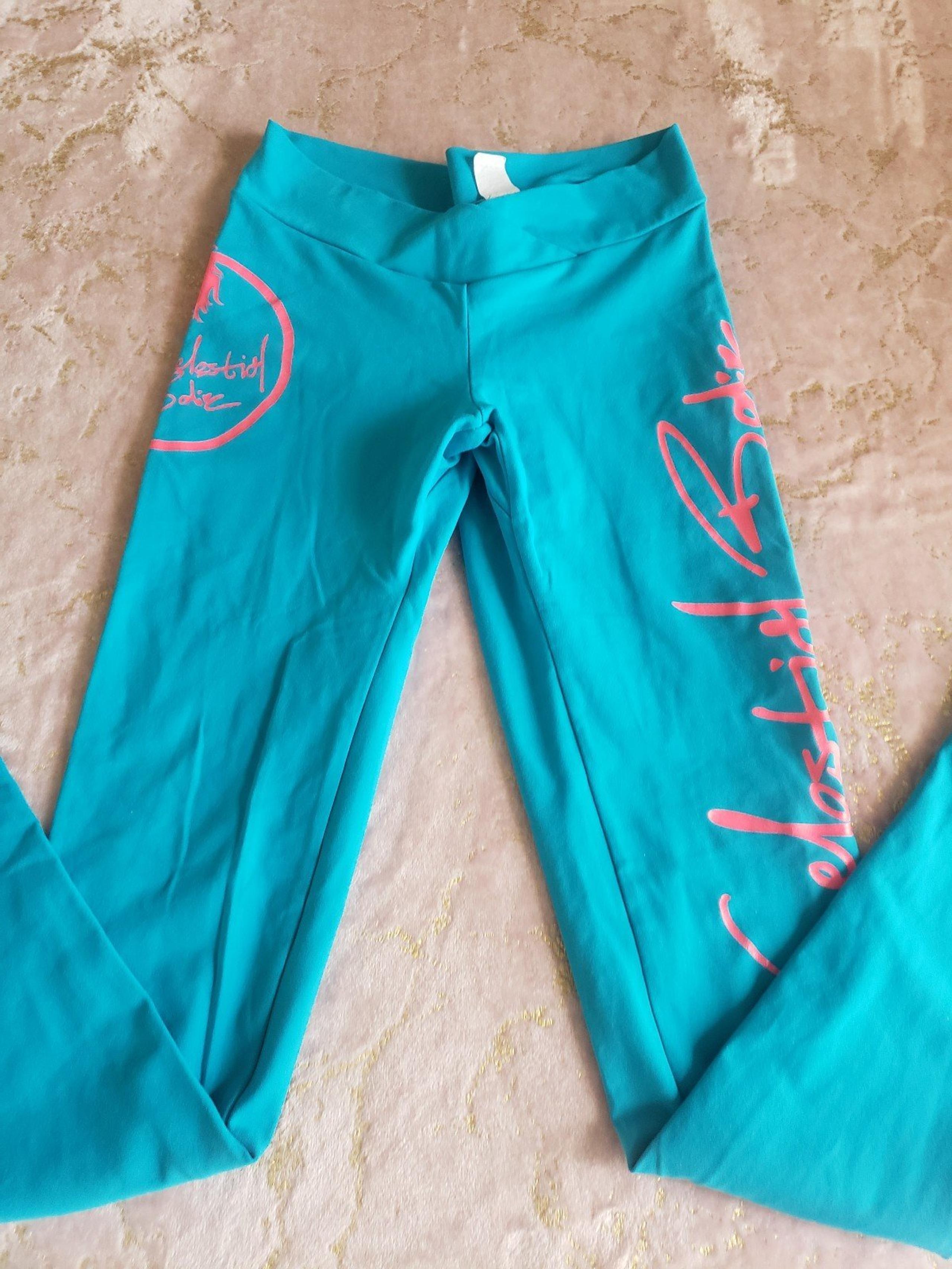 CELESTIAL BODIEZ | Aqua and Pink Leggings
