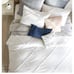 peri home White chenille lattice duvet cover King Cotton