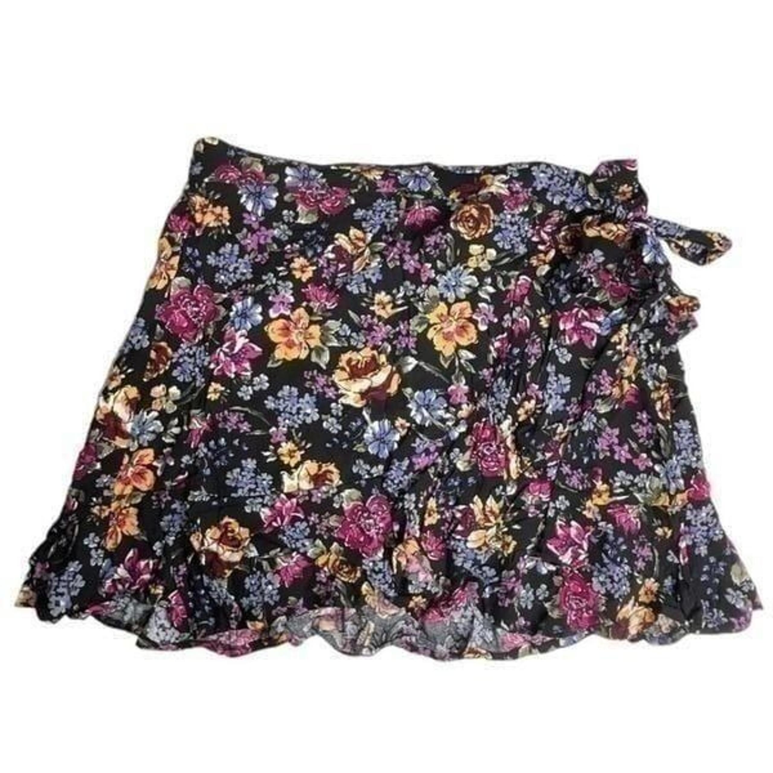 Wild Fable Floral A-Line Mini Skirt