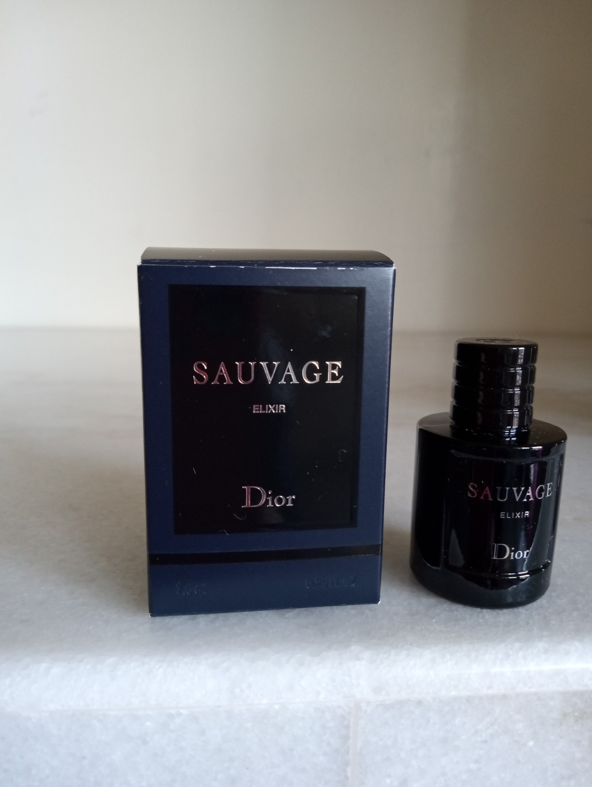 Dior Sauvage Elixir Travel Size Mini Splash 7.5 ml .25 fl oz